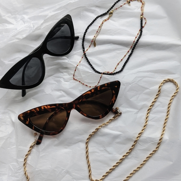 Turquoise shell sunglasses - Picture 2 of 2